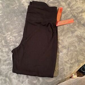 Two Pairs of Mossimo Black cropped leggings